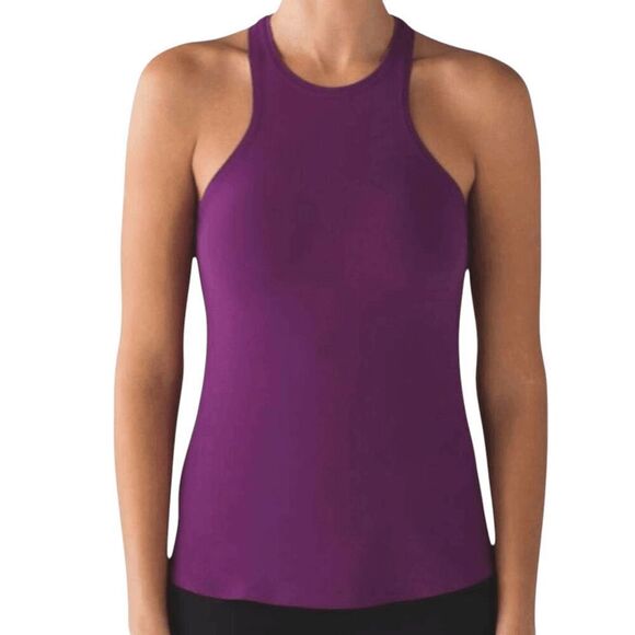 LULULEMON ATHLETICA Simply Bare Tank In Aurora/Black Size 6 - Picture 2 of 6
